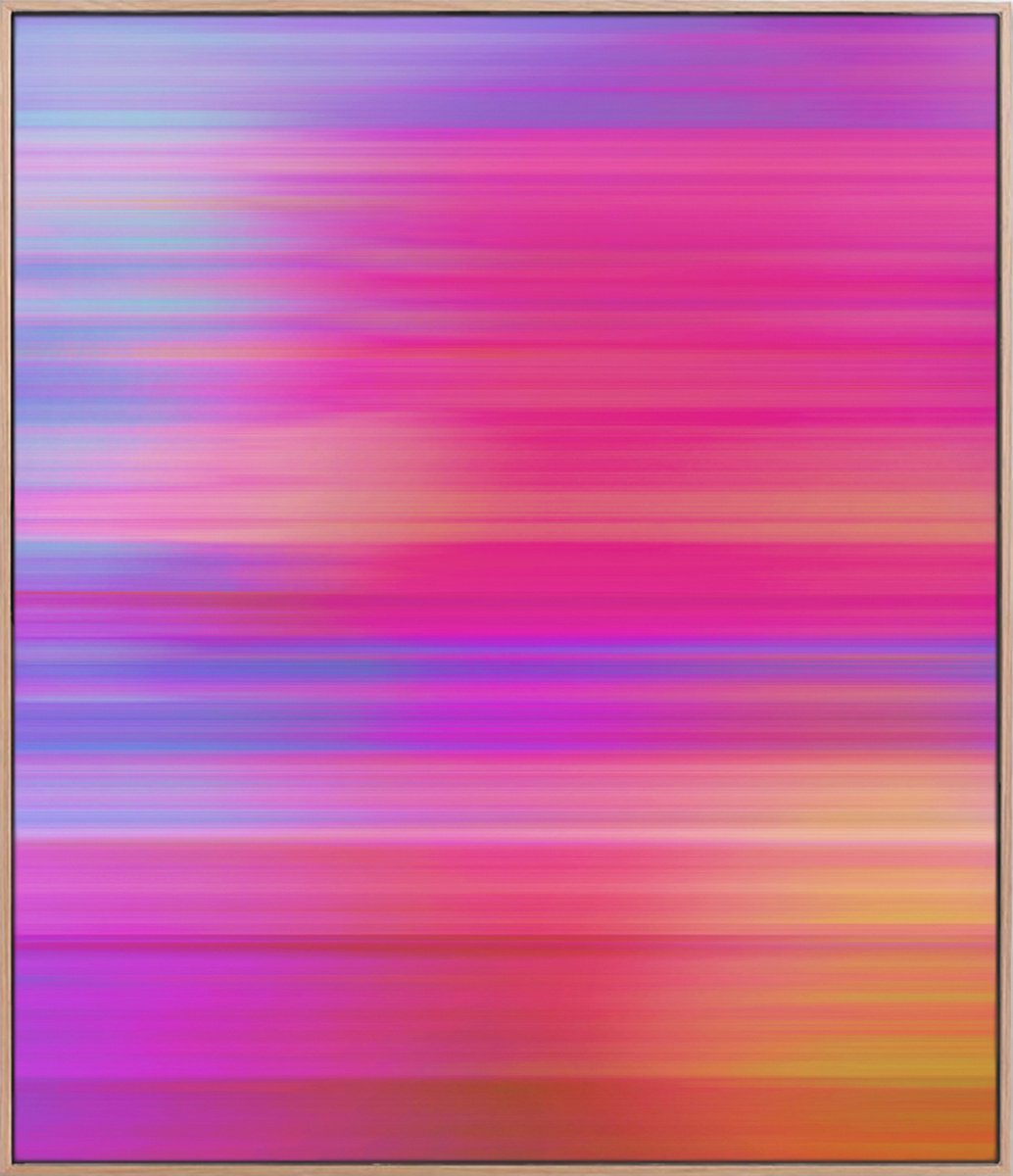 Organic Landscape Acrylic Painting By Jonas Peres, 24 X 28, Good Vibrations, Ii, Original Artwork