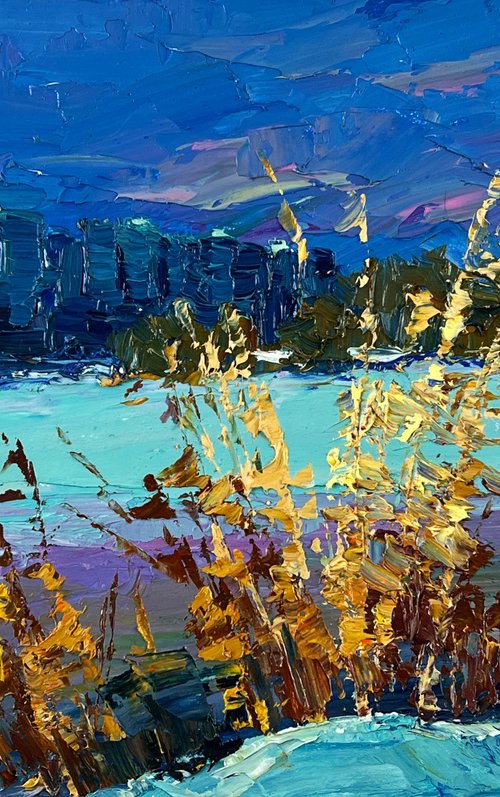 River Late Evening by Boris Serdyuk