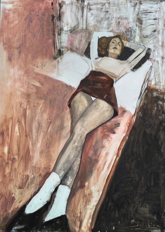 "Girl on the bed". Balabina Anastasia