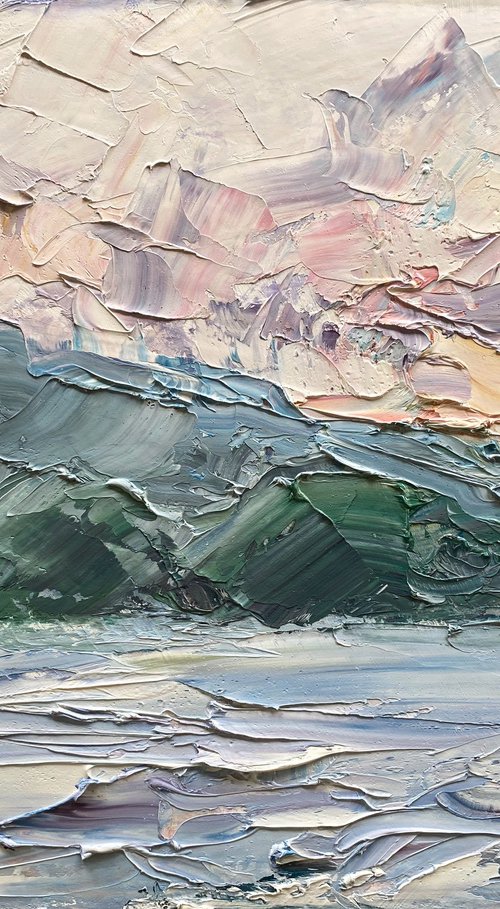 Padang Bai Sunset Study by Mily Art