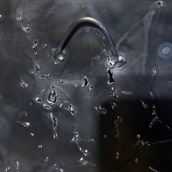 Wall sculpture - Little Harlequin Cat