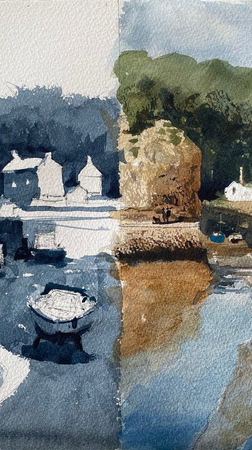 Fishing cove Cornwall by Paul Mitchell