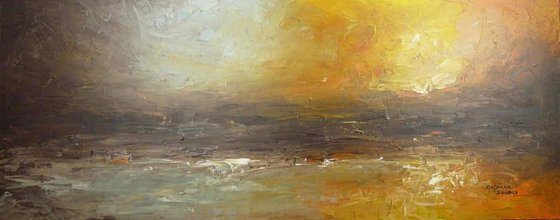 Welcoming Shore  (Large, Panoramic, 100x40cm)