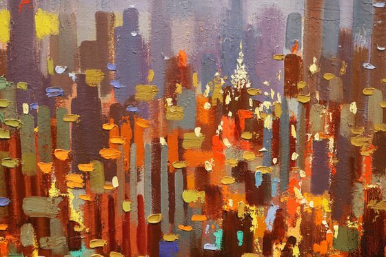 New York Toward Sunset