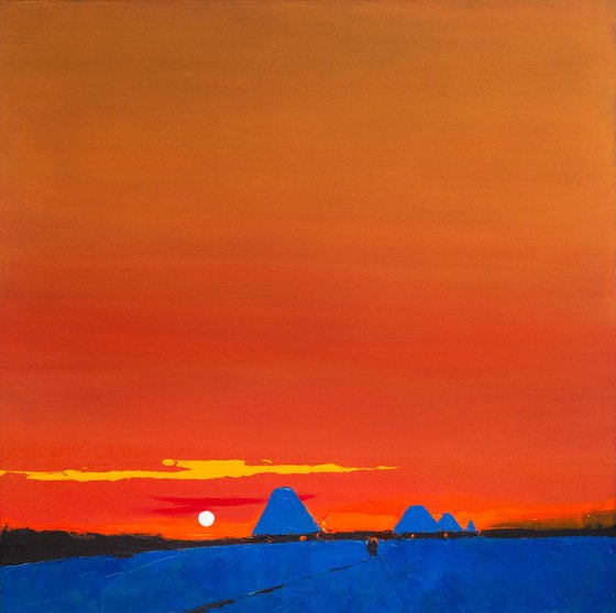 Orange sky