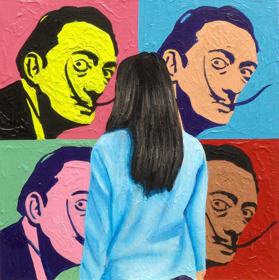 Portrait Of Salvador Dali