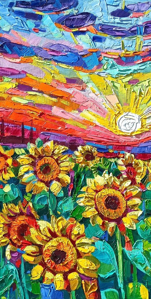 When the Sunflowers Bloom by Vanya Georgieva