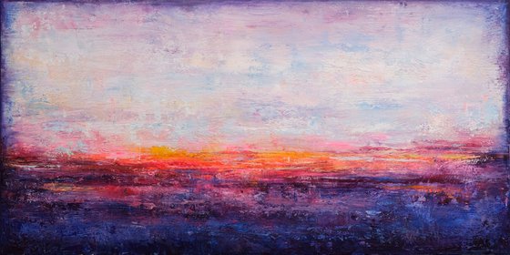 Abstract Sunset Landscape VI