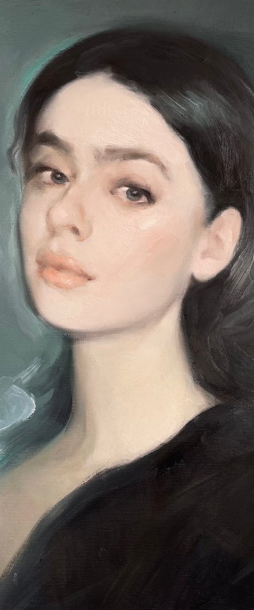 Girl portrait by Denys Kovalyk