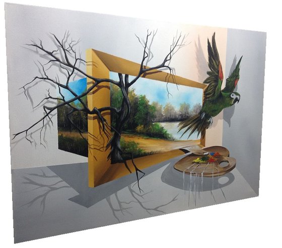 3D freedom.I fly to you