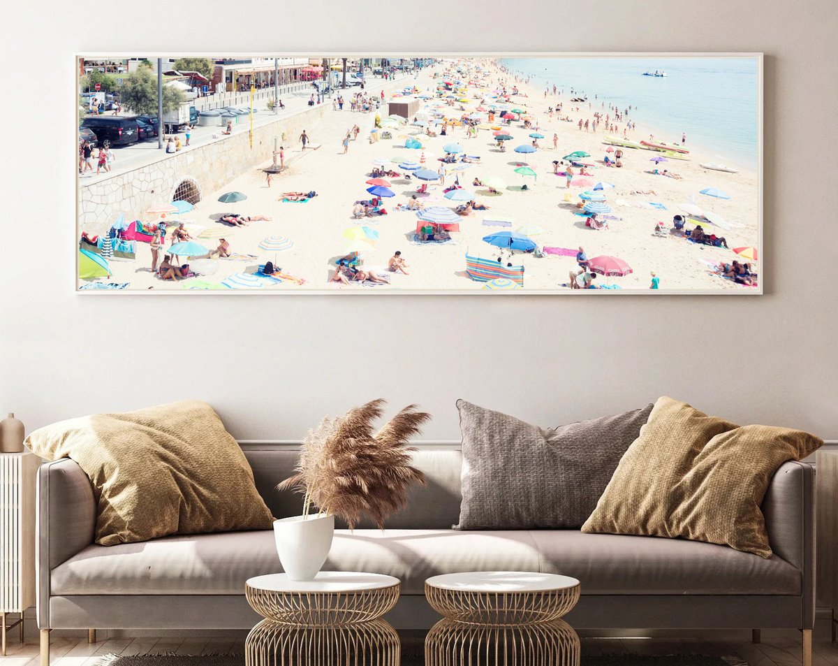 Photorealistic Landscape Photograph By Serge Horta, 59 X 20", Going Coastal No.12, Original Artwork