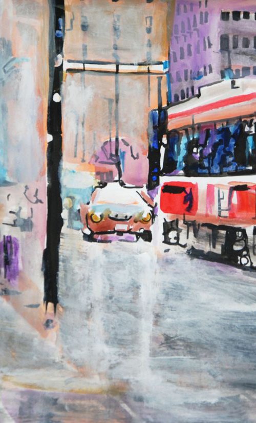 Rainy Day #3 / 42 x 29.7 cm by Alexandra Djokic