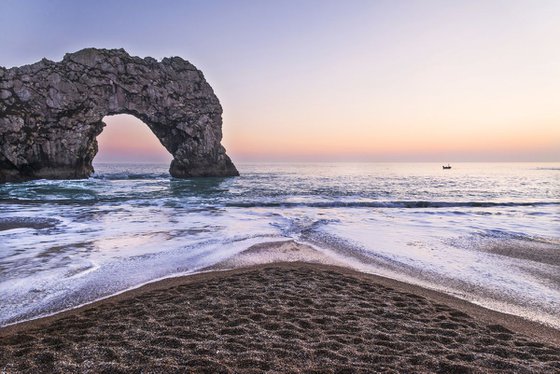 DURDLE DOOR DUSK.