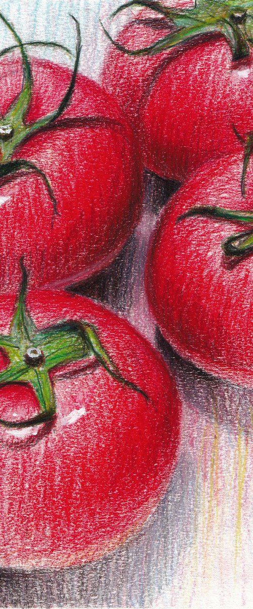 No.178, Tomatoes Gathering by sedigheh zoghi
