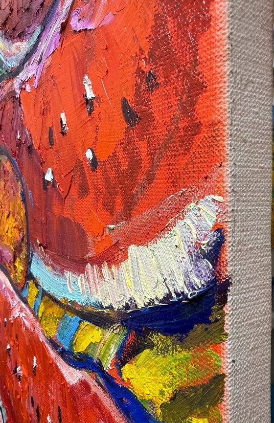 Sweet summer. Watermelon still life.