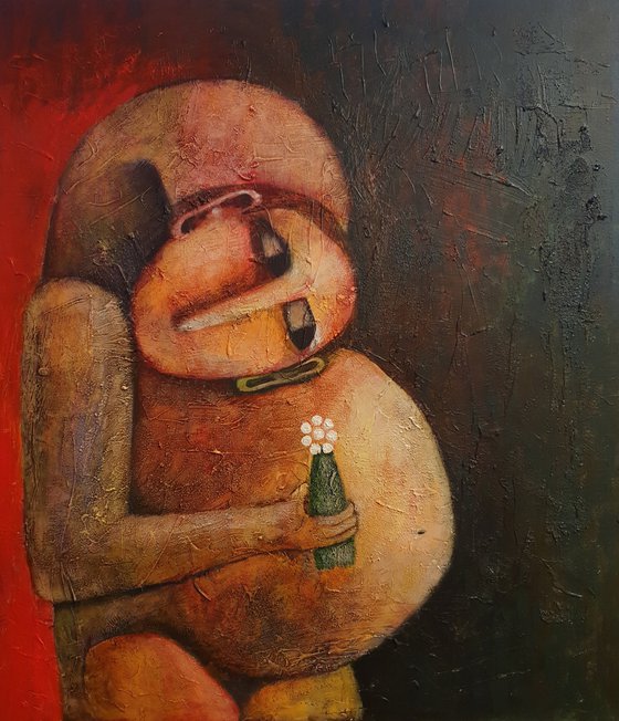 The life(Acrylic painting, 60x70cm, ready to hang)