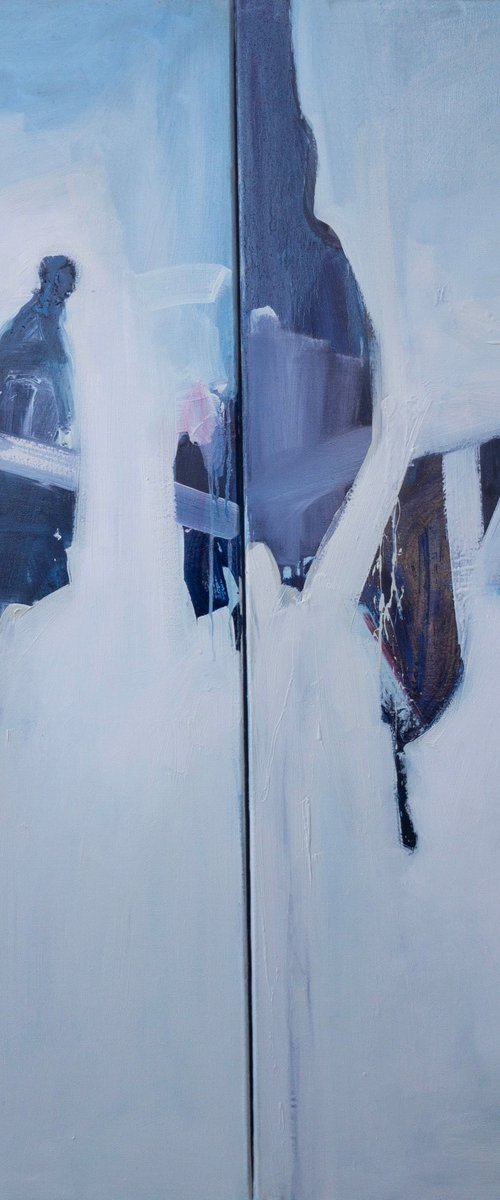 Jostedalsbreen. Diptych by Romuald Mulk Musiolik