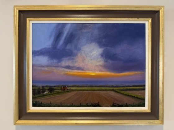 English Countryside - Setting Sun