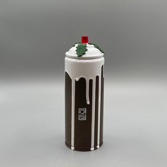 Christmas Pudding Spray Can