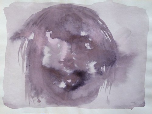 Faces #55, 24x32 cm by Frederic Belaubre