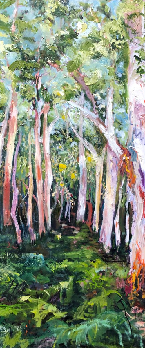 NORTON SUMMIT GUM TREES by Maureen Finck