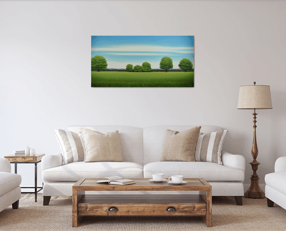 Green Trees - Blue Sky