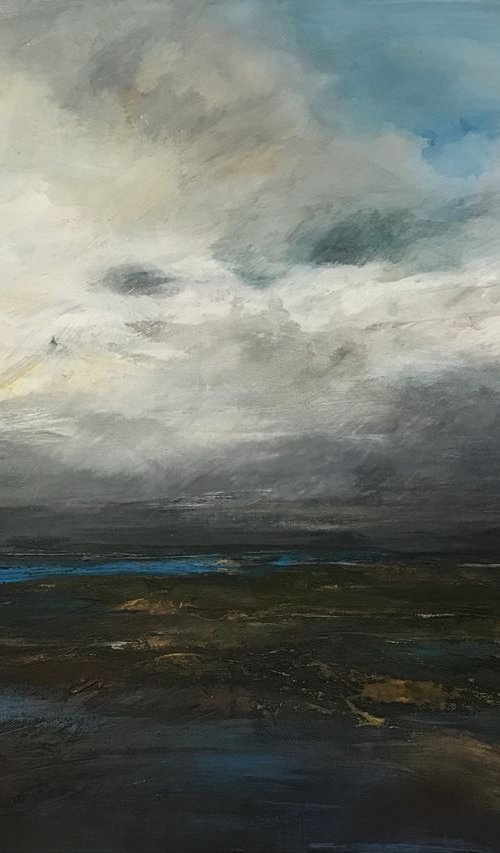 Darkening Clouds by Amanda Lakin Art