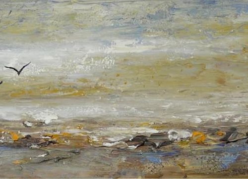Our Shore  (Large, Panoramic, 100x30cm) by Kalpana Soanes