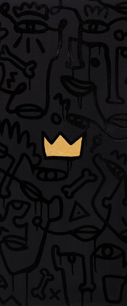 Black Velvet Future - Gold Crown by Bohdan Svyrydov