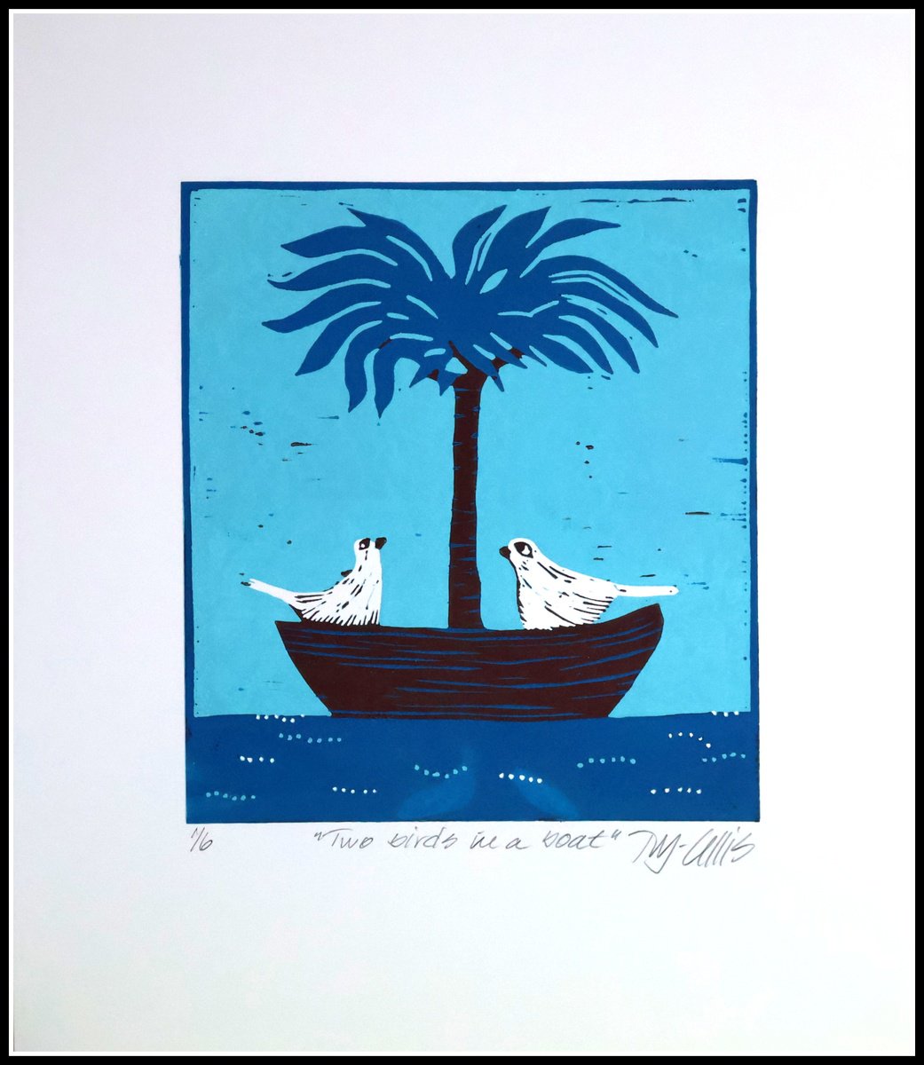 Two birds in a Boat by Mariann Johansen-Ellis