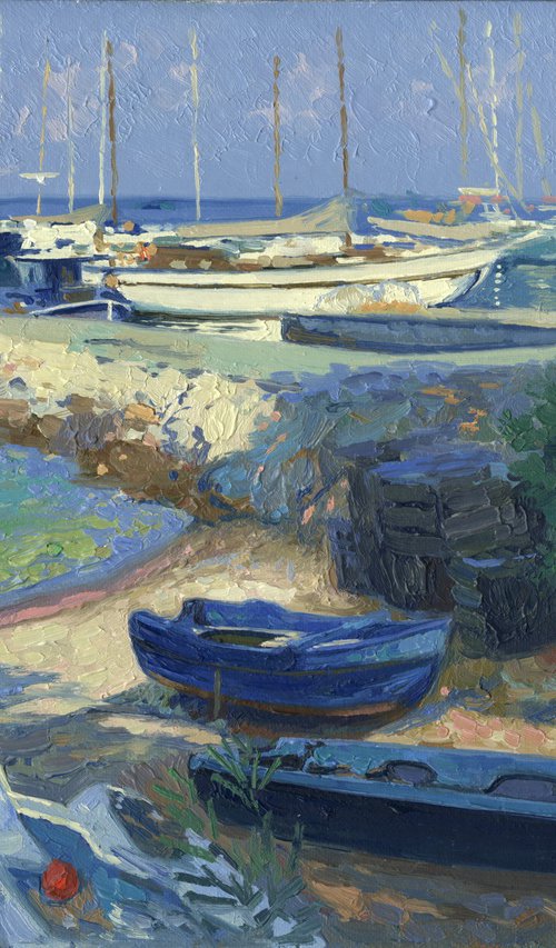 Boats And Yachts In Benites by Simon Kozhin