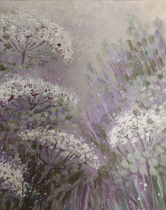 Cow Parsley with Lilac