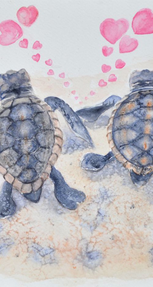 Turtles in love by Neha Soni