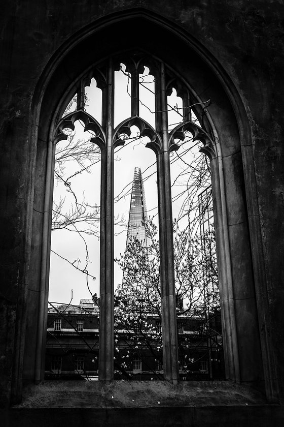 Church window :The Shard  (Limited edition  5/20) 12X18