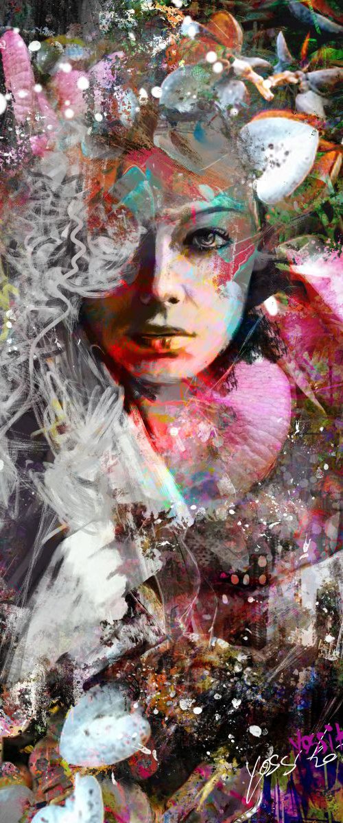 the flowers girl by Yossi Kotler