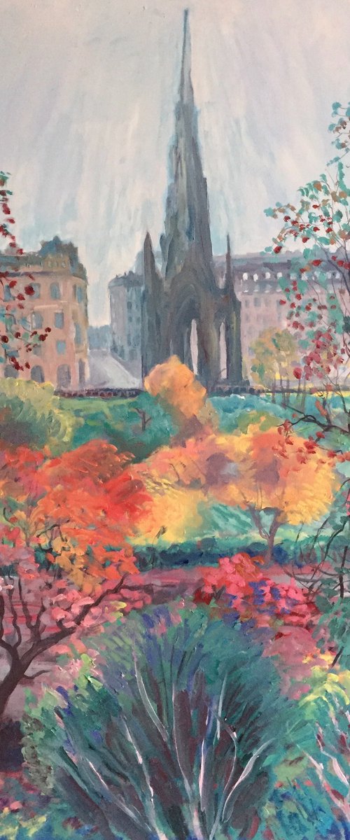 Edinburgh's Scott Monument by Stephen Howard Harrison