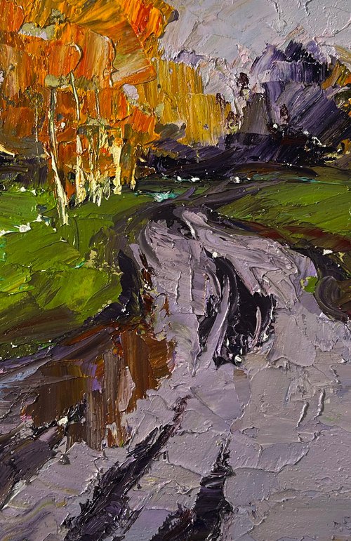 Rainy Day Road by Boris Serdyuk