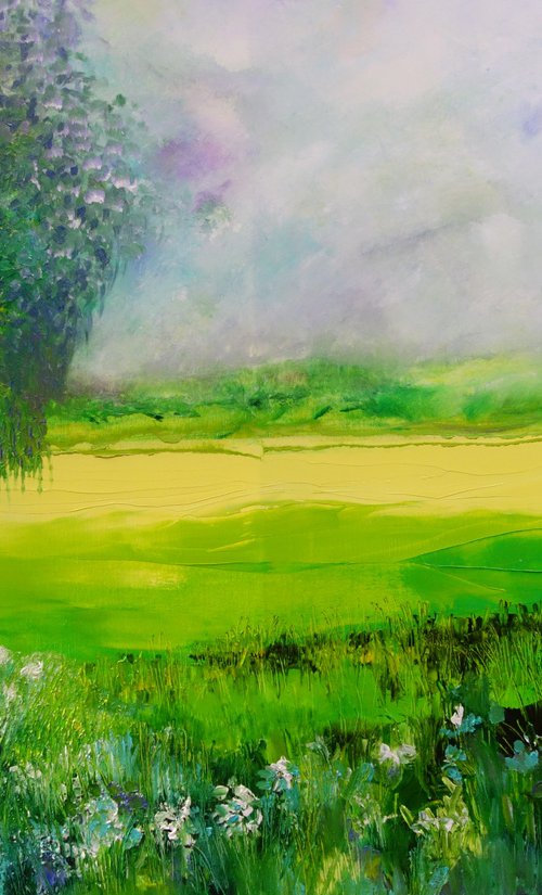 English Meadow by Lesley Blackburn