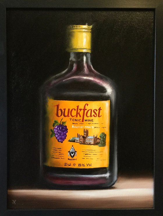 Buckfast tonic wine still life