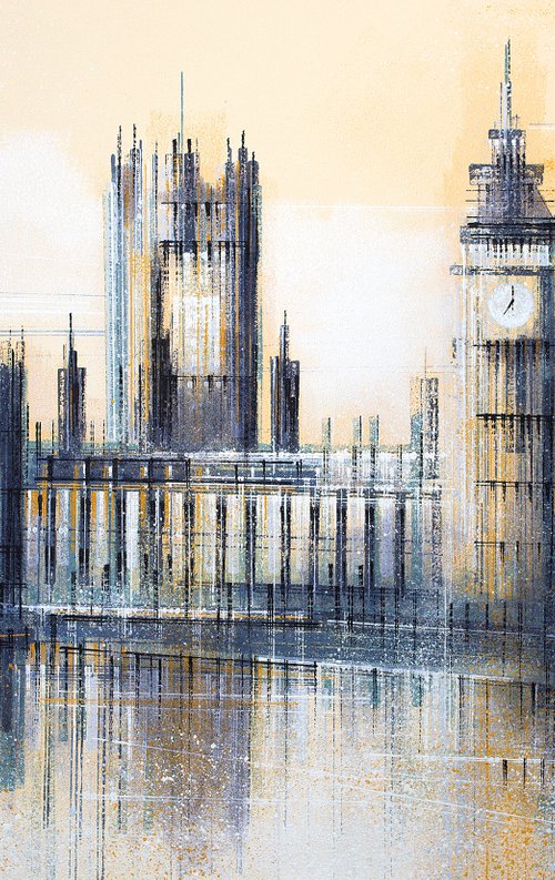 London - Big Ben and The Houses Of Parliament At Dusk by Marc Todd