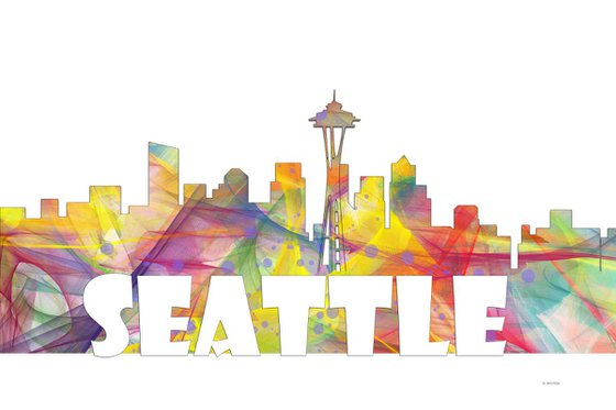 Seattle Washington Skyline MCLR2