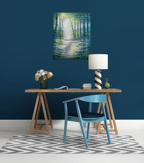 Spring Forest Trees