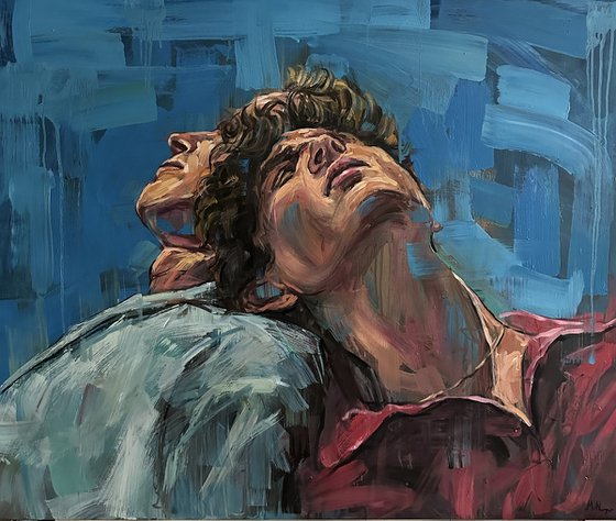 Call me by your name, movie oil painting