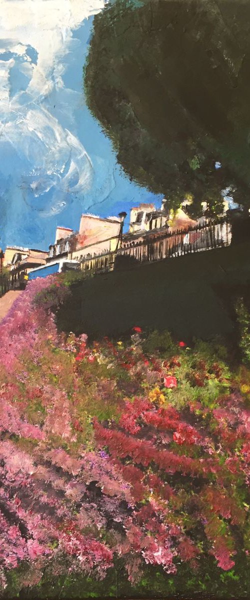 Flowers in Princes Street Gardens by Andrew  Reid Wildman