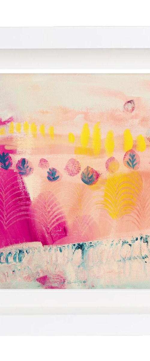 Mini abstract landscape V by Suzie Cumming