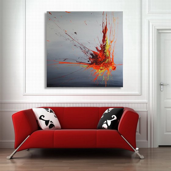 Wildfire Of Love (Spirits Of Skies 100125) (100 x 100 cm) XXL (40 x 40 inches)