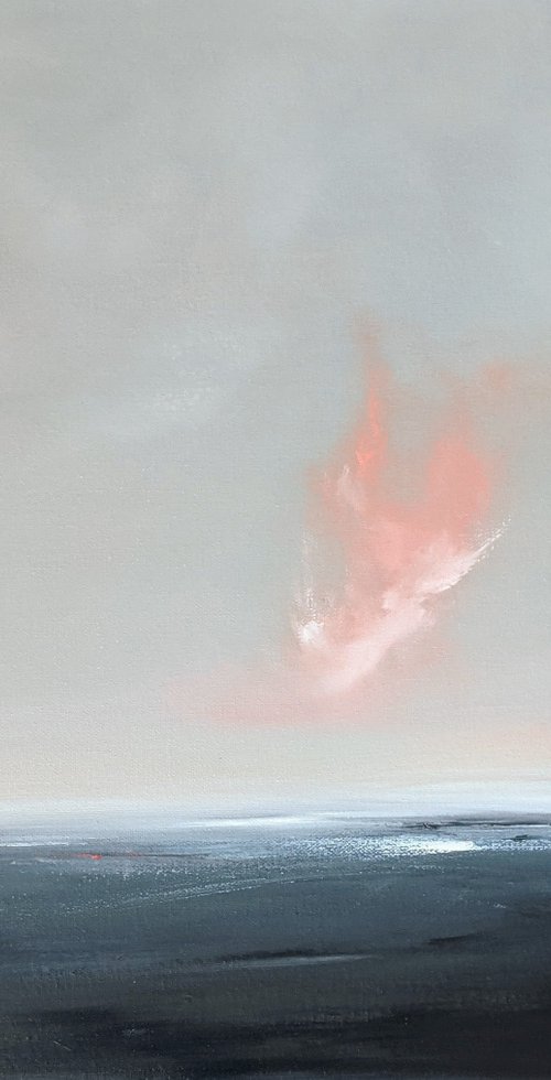 Pink Clouds Landscape #2 by Jo Earl