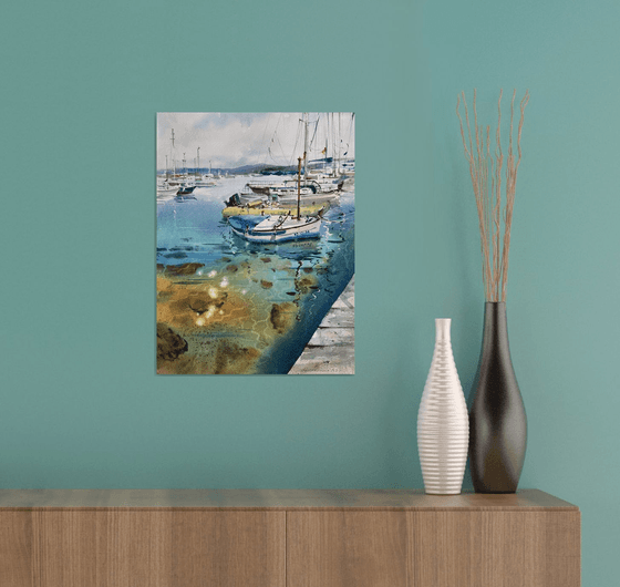 Yachts at anchor #20