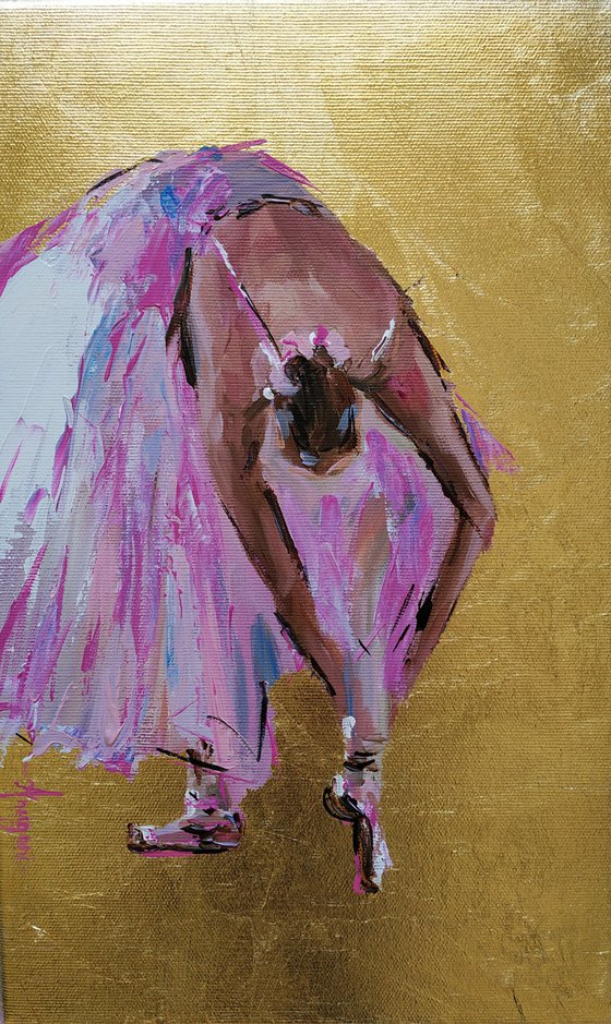 Backstage 8 - Ballerina   Painting on Canvas