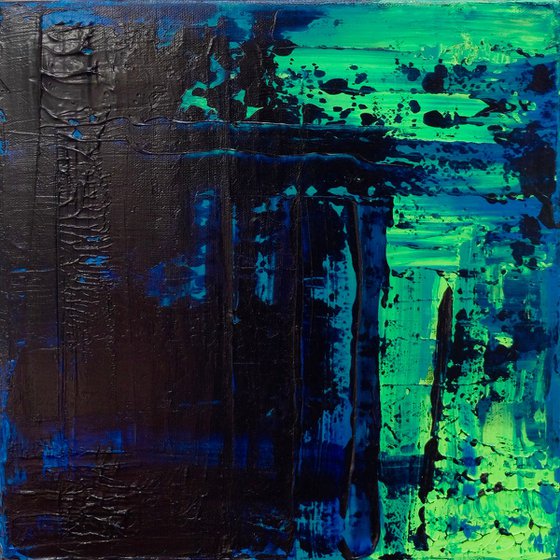 Blue/Green Abstract #185